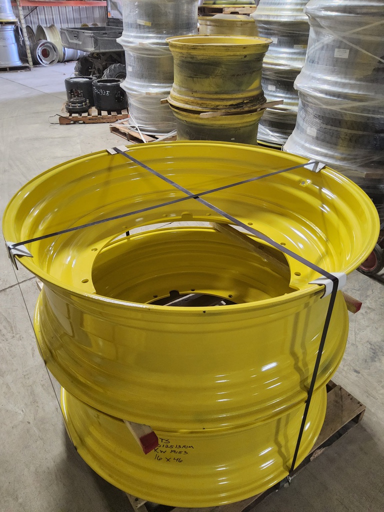 16"W x 46"D, John Deere Yellow 12-Hole Stub Disc