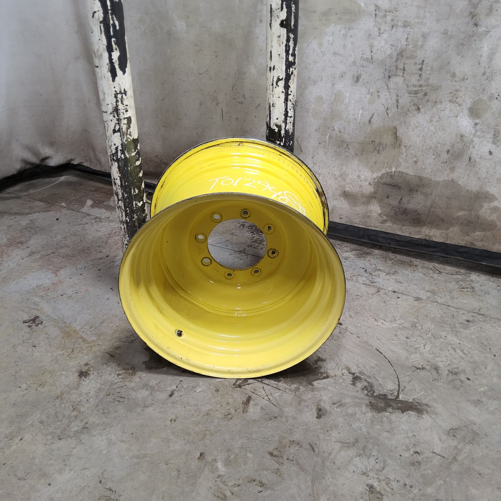 18"W x 26"D, John Deere Yellow 8-Hole Formed Plate