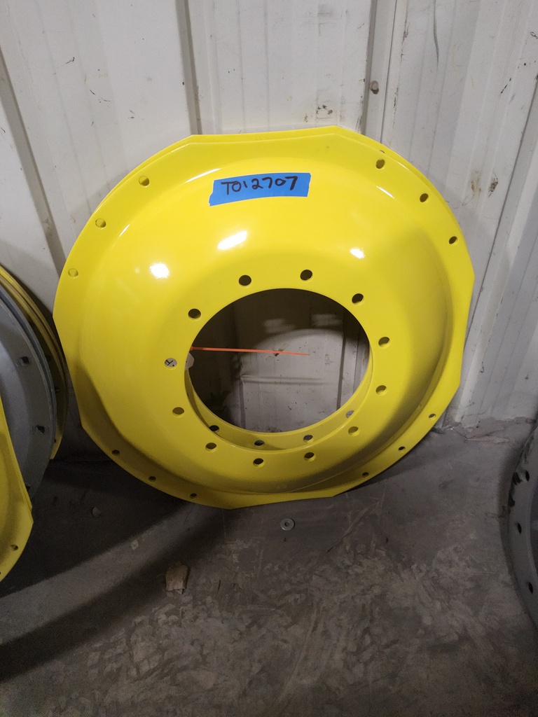 12-Hole Waffle Wheel (Groups of 3 bolts) Center for 38"-54" Rim, John Deere Yellow
