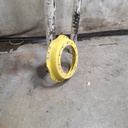 12-Hole Waffle Wheel (Groups of 3 bolts) Center for 34" Rim, John Deere Yellow