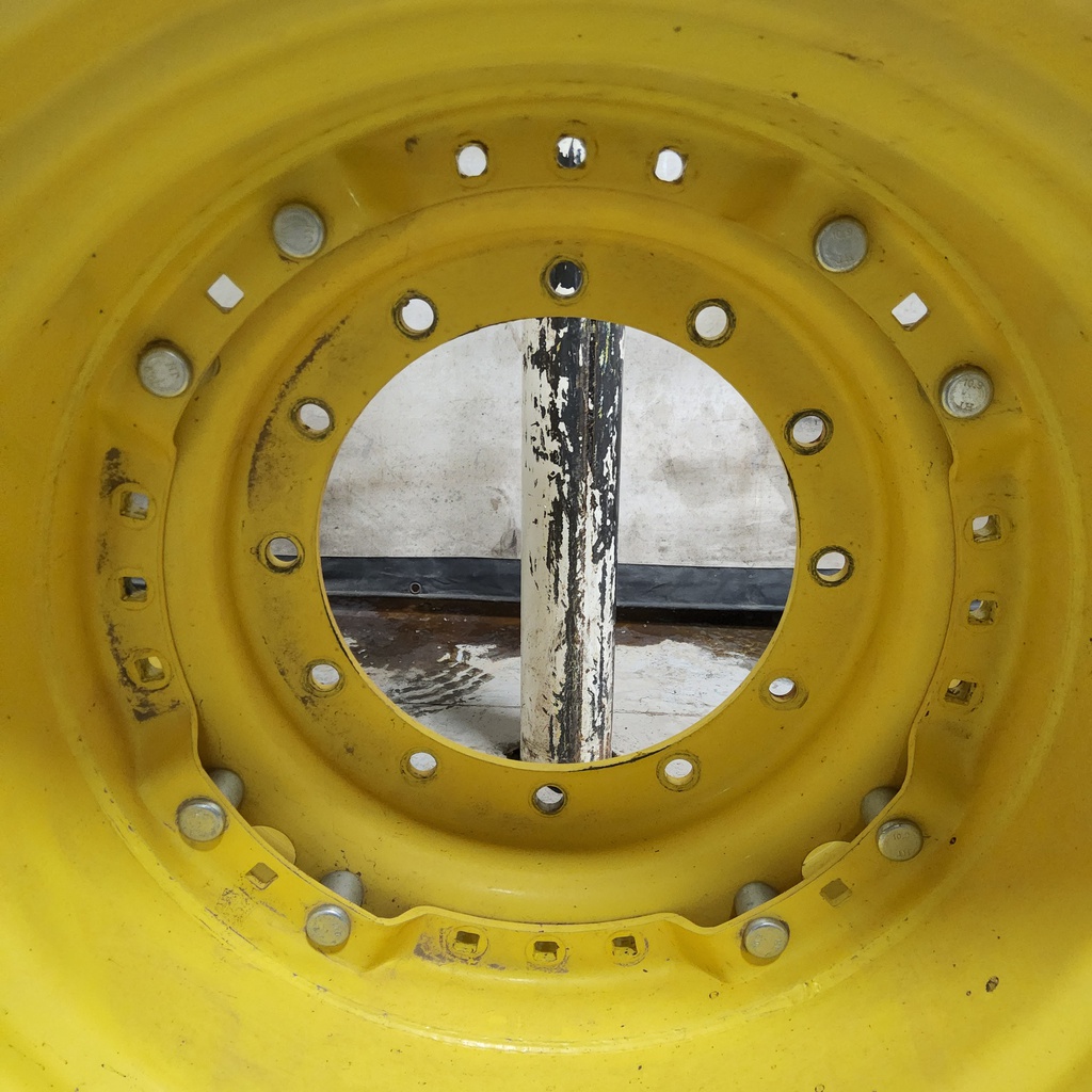 12-Hole Waffle Wheel (Groups of 3 bolts) Center for 28"-30" Rim, John Deere Yellow