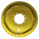 10-Hole Waffle Wheel (Groups of 3 bolts) Center for 34" Rim, John Deere Yellow
