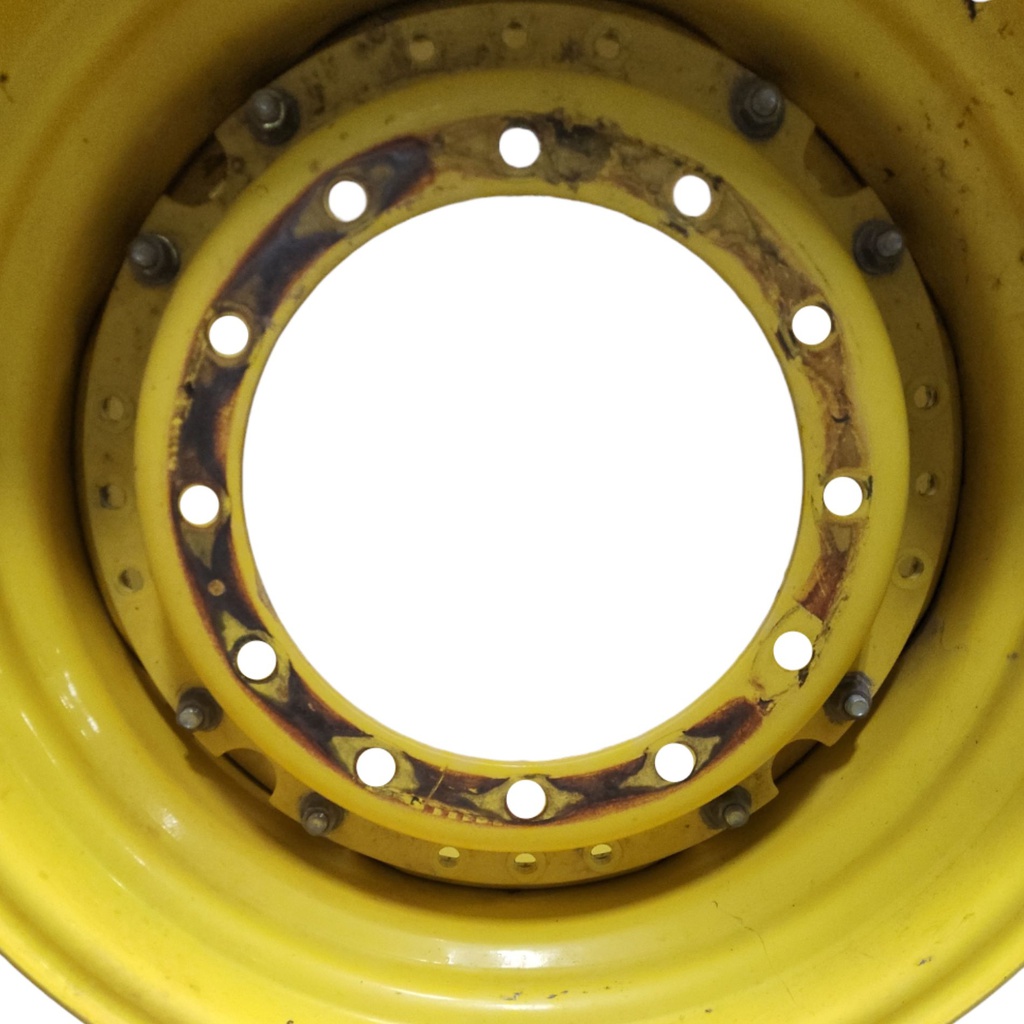12-Hole Waffle Wheel (Groups of 3 bolts) Center for 28"-30" Rim, John Deere Yellow