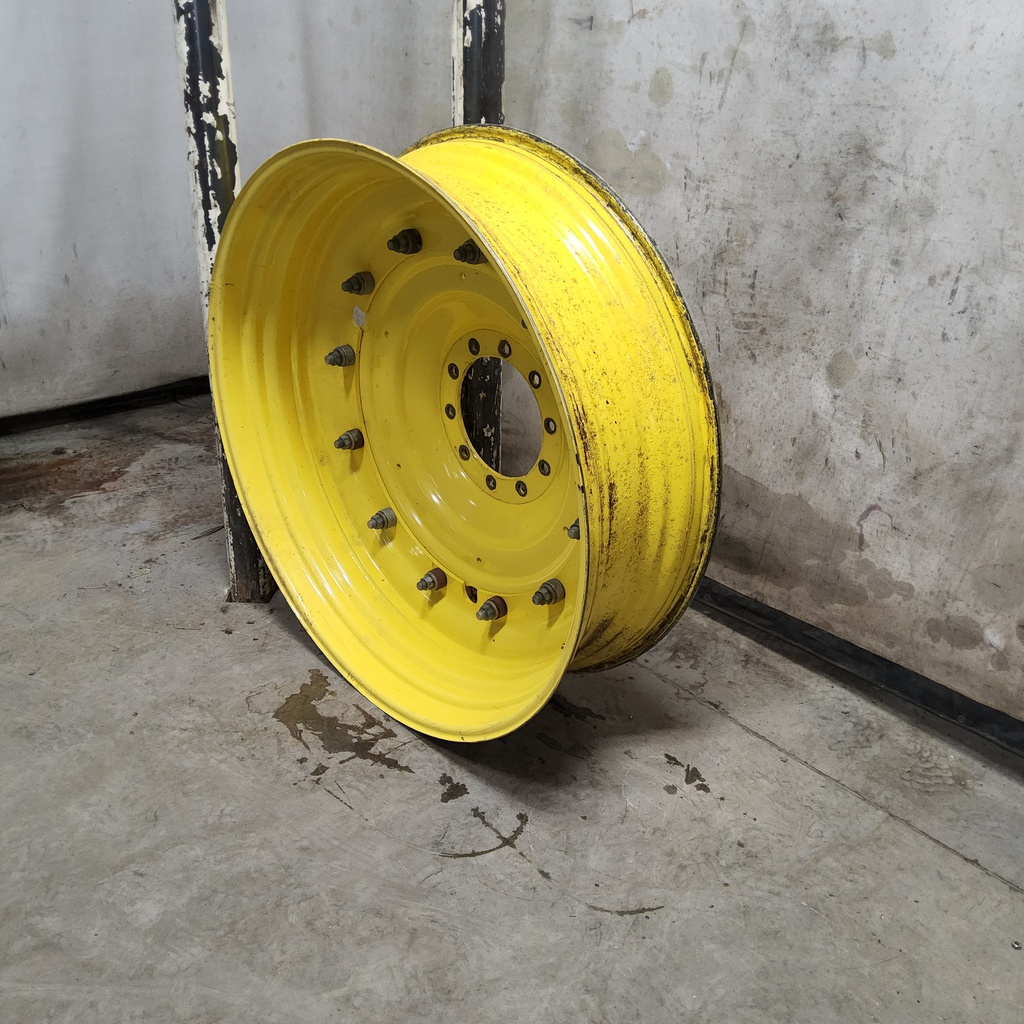 13"W x 46"D, John Deere Yellow 12-Hole Stub Disc