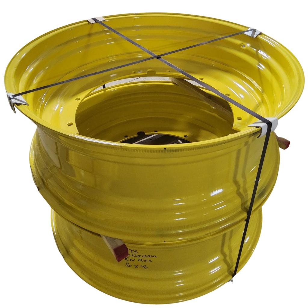 16"W x 46"D, John Deere Yellow 12-Hole Stub Disc