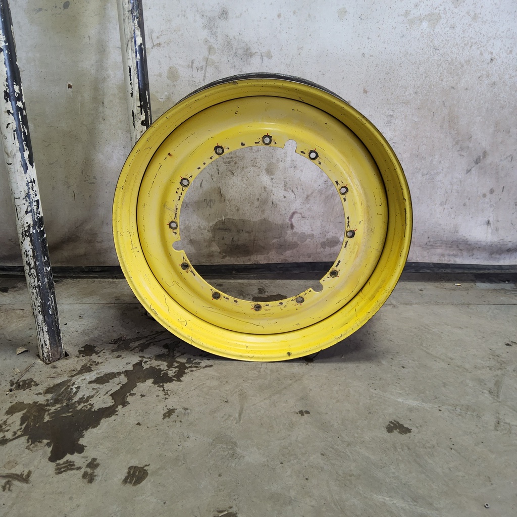 12"W x 50"D, John Deere Yellow 12-Hole Stub Disc