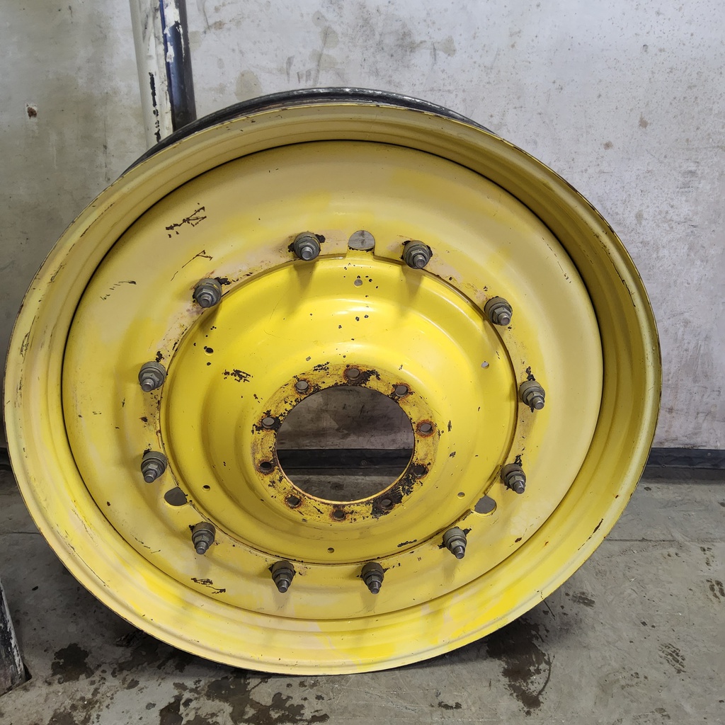 10"W x 50"D, John Deere Yellow 12-Hole Stub Disc