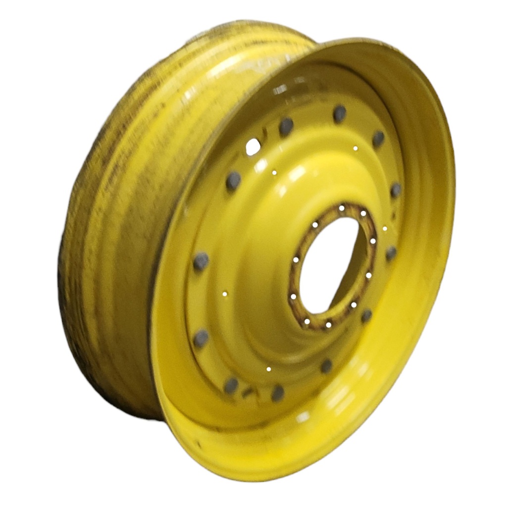 13"W x 46"D, John Deere Yellow 12-Hole Stub Disc