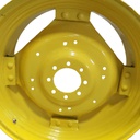8-Hole Rim with Clamp/U-Clamp (groups of 2 bolts) Center for 34" Rim, John Deere Yellow