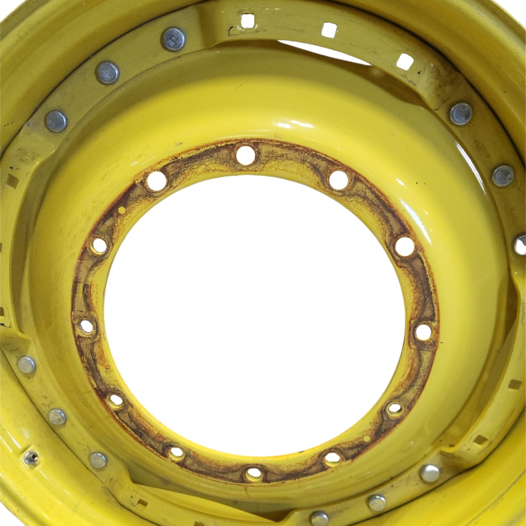 12-Hole Waffle Wheel (Groups of 3 bolts) Center for 38"-54" Rim, John Deere Yellow