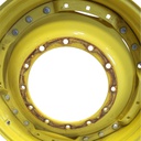 12-Hole Waffle Wheel (Groups of 3 bolts) Center for 38"-54" Rim, John Deere Yellow