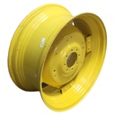 15"W x 34"D, John Deere Yellow 8-Hole Rim with Clamp/U-Clamp (groups of 2 bolts)
