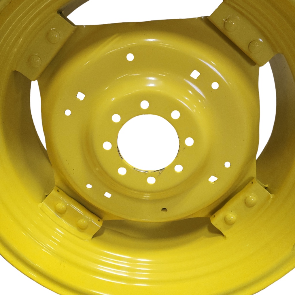 8-Hole Rim with Clamp/U-Clamp (groups of 2 bolts) Center for 34" Rim, John Deere Yellow