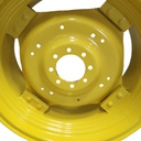 8-Hole Rim with Clamp/U-Clamp (groups of 2 bolts) Center for 34" Rim, John Deere Yellow