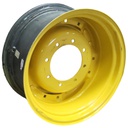12"W x 24"D, John Deere Yellow 8-Hole Waffle Wheel (Groups of 2 bolts)