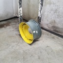 12"W x 24"D, John Deere Yellow 8-Hole Waffle Wheel (Groups of 2 bolts)