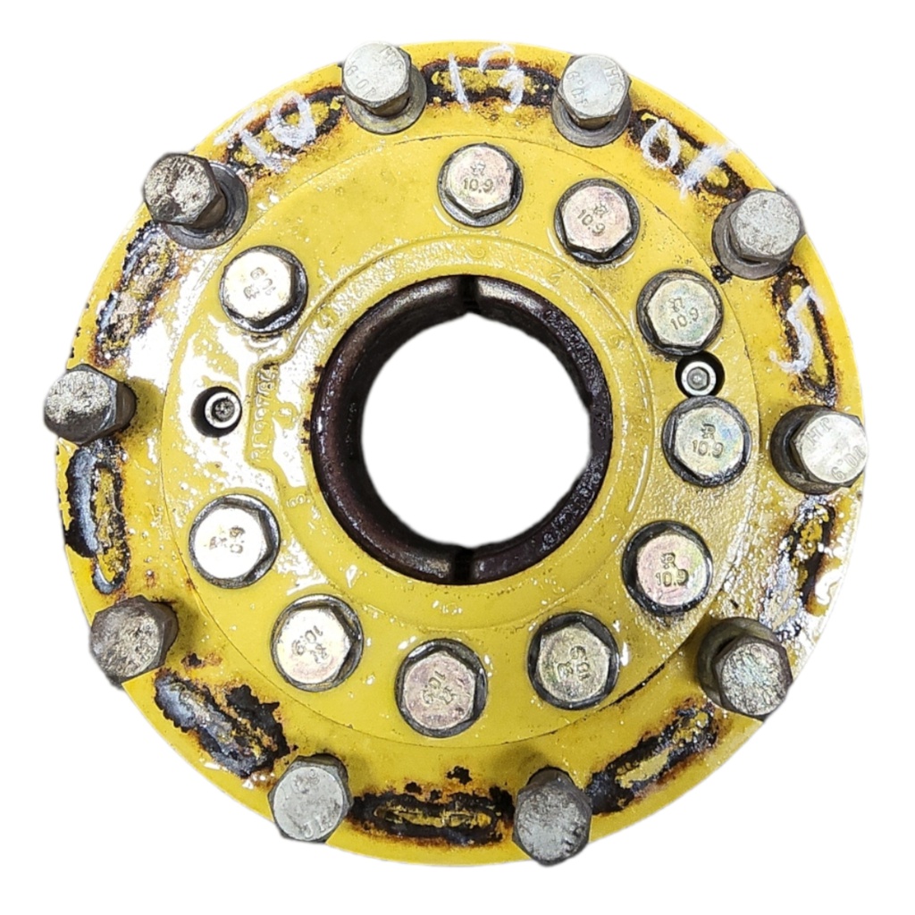 10-Hole Wedg-Lok OE Style, 4.725" (120.015mm) axle, John Deere Yellow