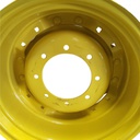 8-Hole Waffle Wheel (Groups of 2 bolts) Center for 24" Rim, John Deere Yellow