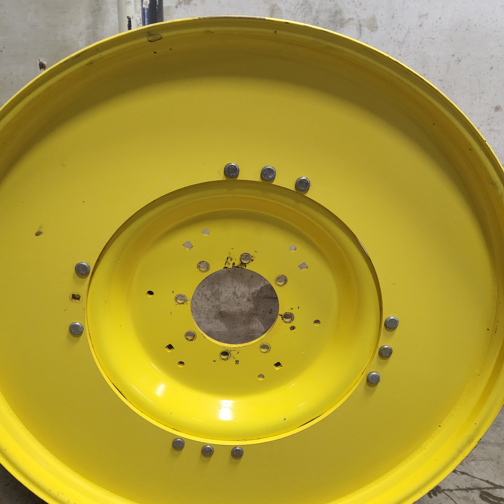 8-Hole Stub Disc (groups of 3 bolts) Center for 38"-54" Rim, John Deere Yellow