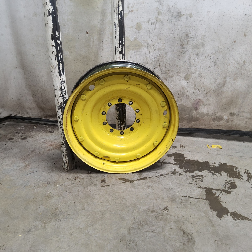 12"W x 38"D, John Deere Yellow 12-Hole Stub Disc