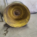 44"W x 46"D, John Deere Yellow 10-Hole Formed Plate W/Weight Holes