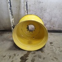 27"W x 38"D, John Deere Yellow 10-Hole Formed Plate W/Weight Holes
