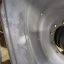 18"W x 42"D, Case IH Silver Mist 10-Hole Formed Plate W/Weight Holes