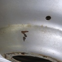 18"W x 42"D, Case IH Silver Mist 10-Hole Formed Plate W/Weight Holes