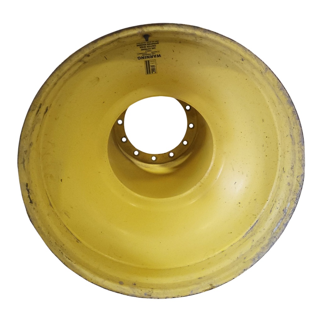 10"W x 42"D, John Deere Yellow 12-Hole FWA Direct Bolt Dual