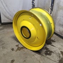 20"W x 42"D, John Deere Yellow 10-Hole Formed Plate W/Weight Holes