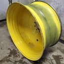 20"W x 42"D, John Deere Yellow 10-Hole Formed Plate W/Weight Holes