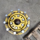 10-Hole Wedg-Lok OE Style, 3.937" (100mm) axle, John Deere Yellow
