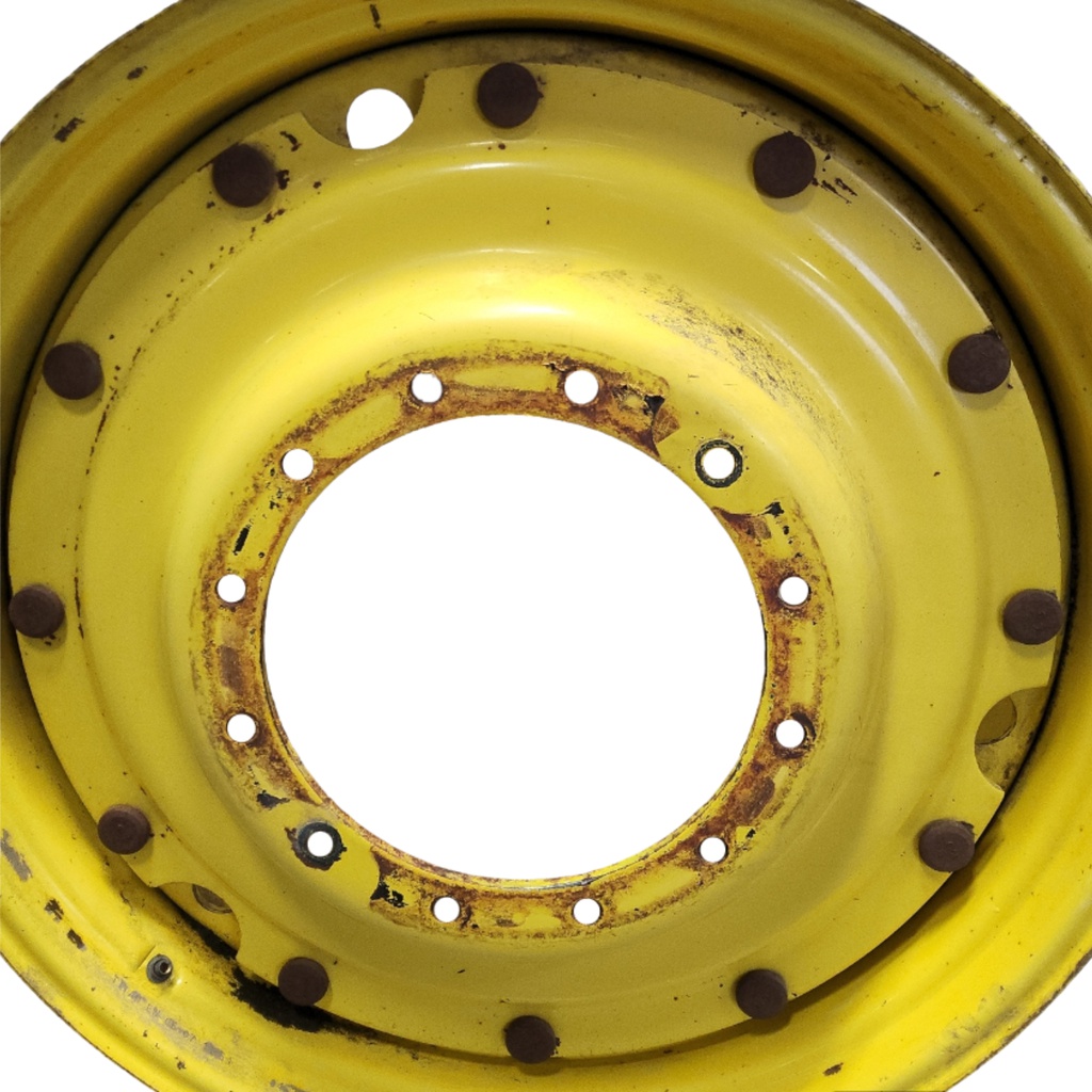 12-Hole Stub Disc Center for 38"-54" Rim, John Deere Yellow