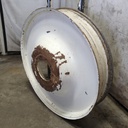 10"W x 54"D, Off White 10-Hole Spun Disc
