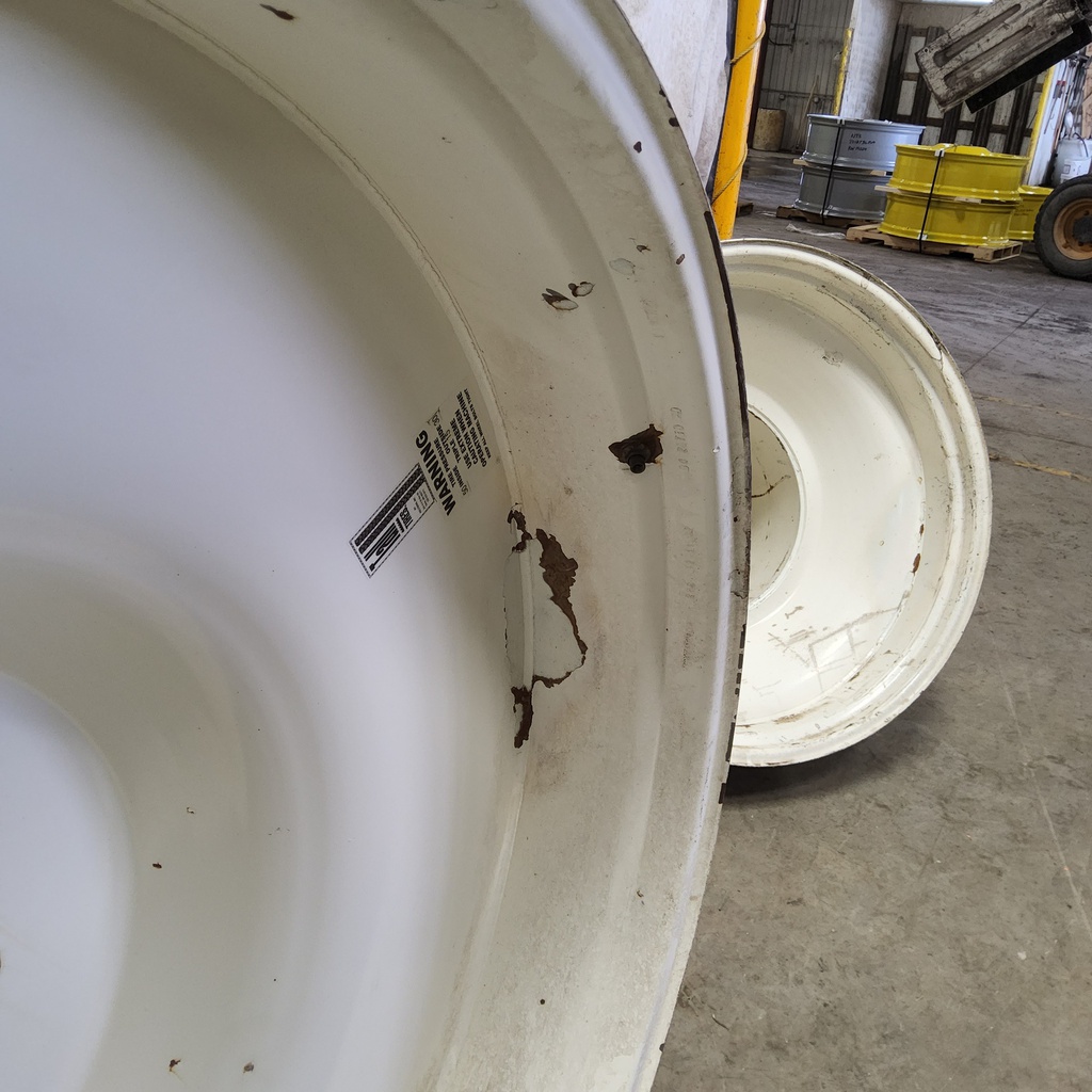 10"W x 54"D, Off White 10-Hole Spun Disc