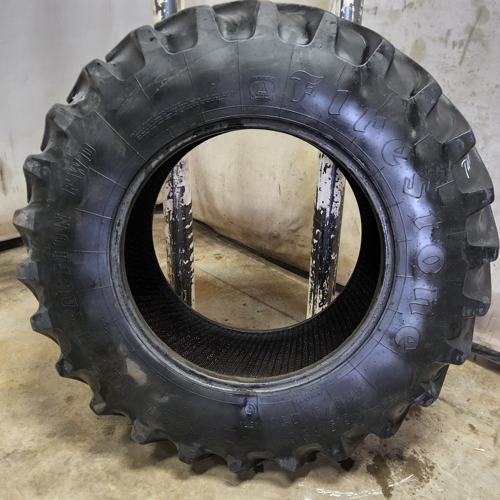 420/90R30 Firestone Radial All Traction FWD R-1 142B 60%