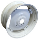 15"W x 38"D, Off White 8-Hole Rim with Clamp/U-Clamp (groups of 2 bolts)