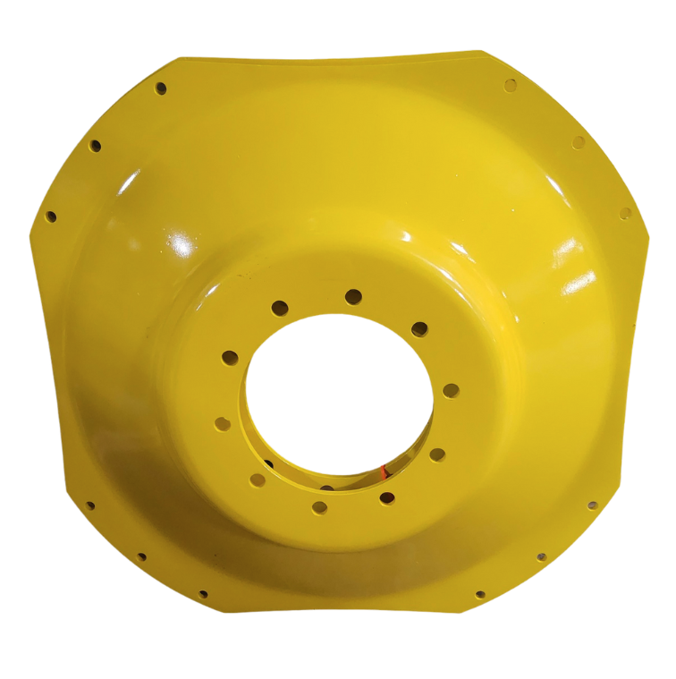 10-Hole Rim with Clamp/U-Clamp (groups of 3 bolts) Center for 46"-54" Rim, John Deere Yellow