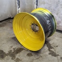 27"W x 38"D, John Deere Yellow 10-Hole Formed Plate W/Weight Holes