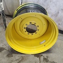 27"W x 38"D, John Deere Yellow 10-Hole Formed Plate W/Weight Holes