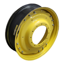 12"W x 38"D, John Deere Yellow 12-Hole Waffle Wheel (Groups of 3 bolts)
