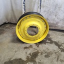 12"W x 38"D, John Deere Yellow 12-Hole Waffle Wheel (Groups of 3 bolts)