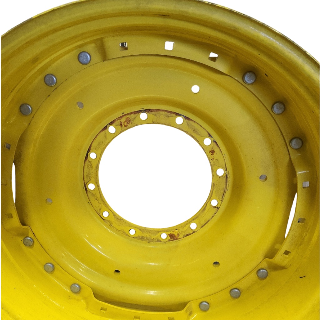 12-Hole Waffle Wheel (Groups of 3 bolts) Center for 38"-54" Rim, John Deere Yellow