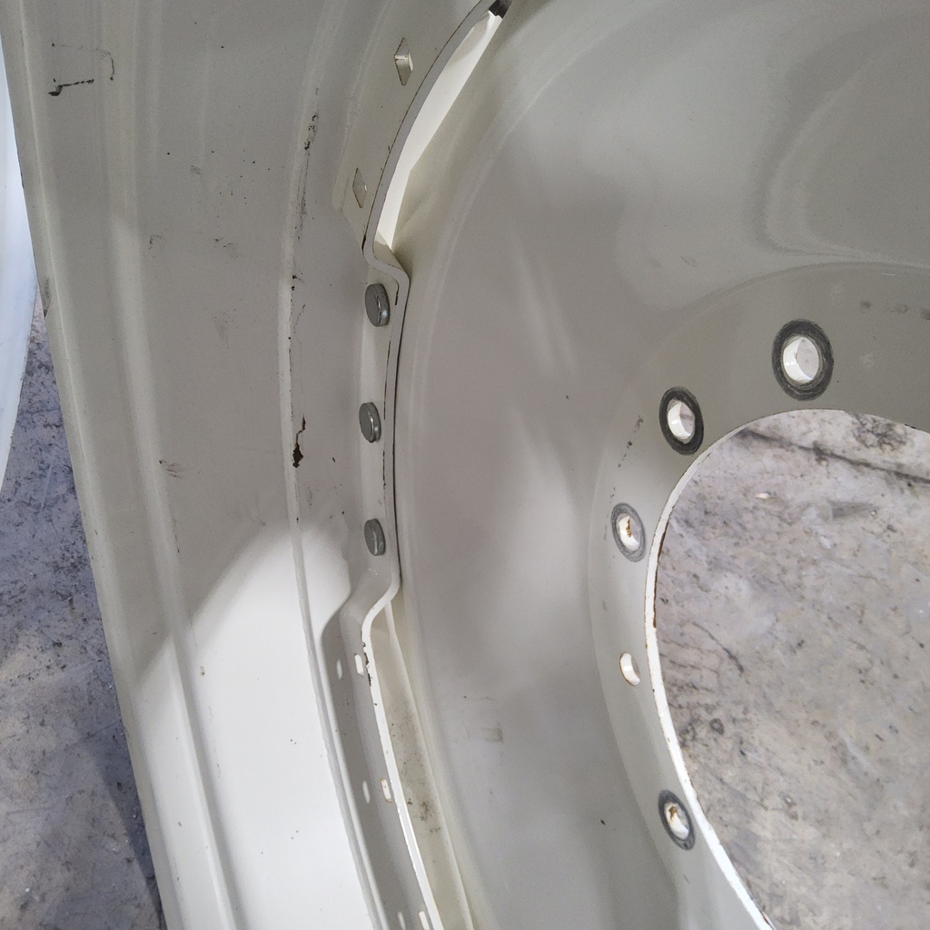 12"W x 38"D, Off White 12-Hole Waffle Wheel (Groups of 3 bolts)
