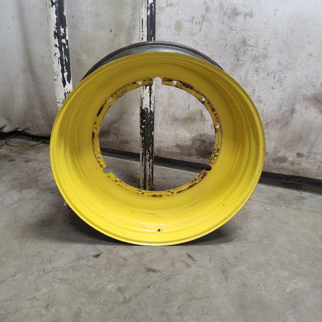 16"W x 46"D, John Deere Yellow 12-Hole Stub Disc
