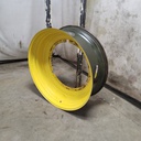 16"W x 46"D, John Deere Yellow 12-Hole Stub Disc
