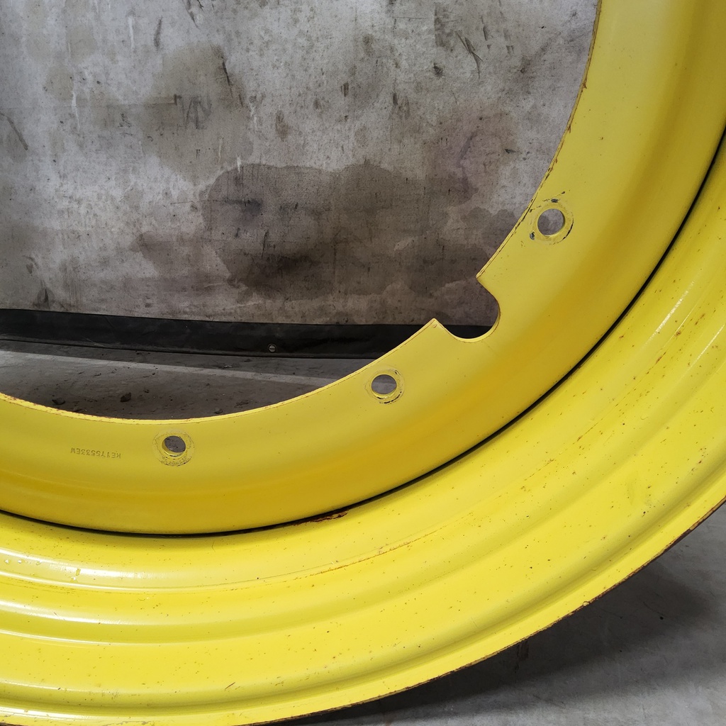 16"W x 46"D, John Deere Yellow 12-Hole Stub Disc