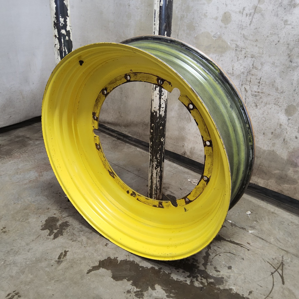 13"W x 46"D, John Deere Yellow 12-Hole Stub Disc