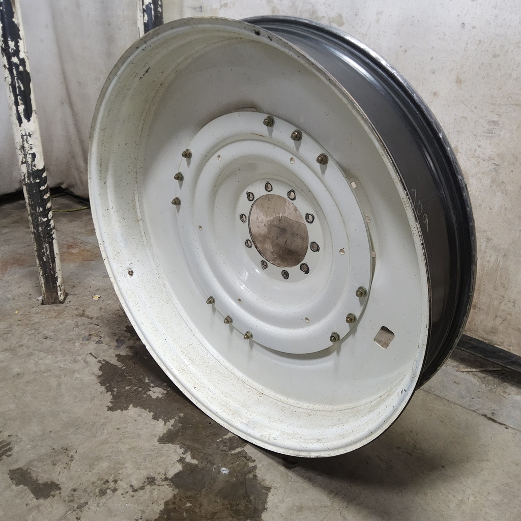 10"W x 54"D, Off White 12-Hole Waffle Wheel (Groups of 3 bolts)