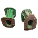15.75"L Combine Frame Extension, w/Shafts, Hdw & Truss Rod, John Deere Combine 9000STS/"S" Series ("B" Std 18/18 Spline Long/Short Drive Shafts), John Deere Green